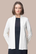 【洗えるニット】ラインジャケットカーディガン