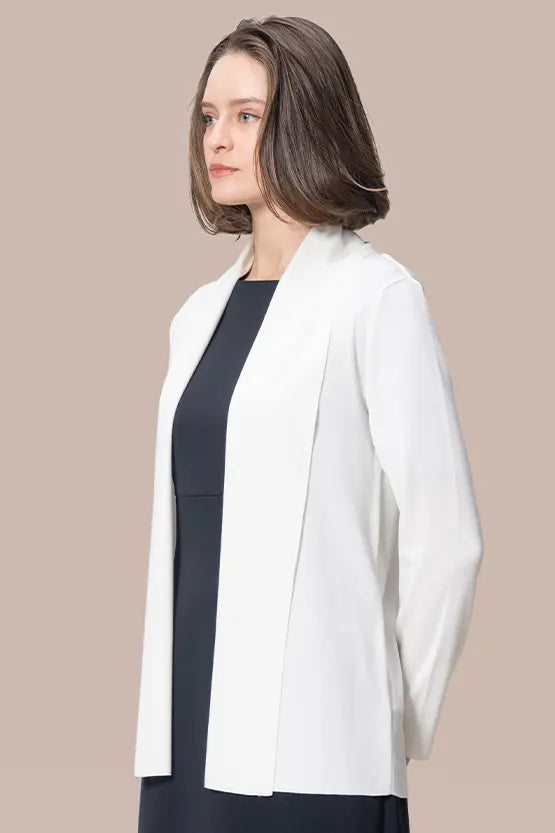 【洗えるニット】ラインジャケットカーディガン