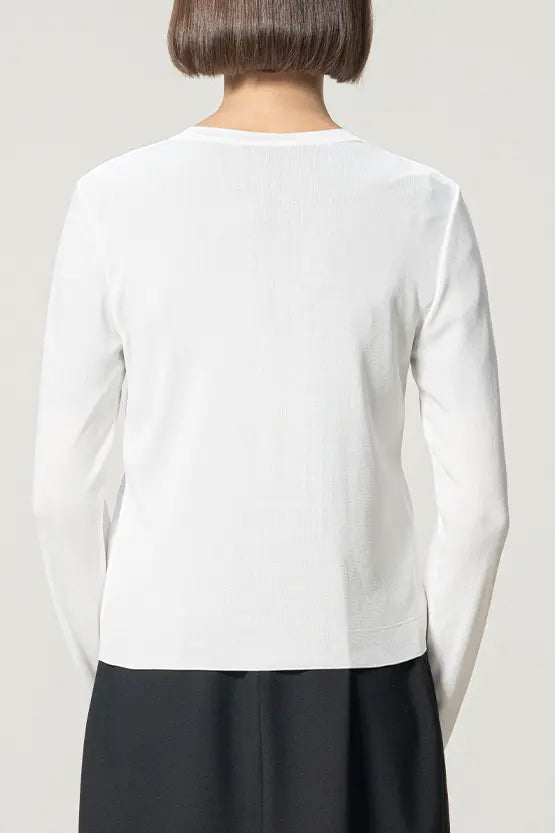 【クールニット】クルーネックカーディガン