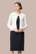 【クールニット】クルーネックカーディガン