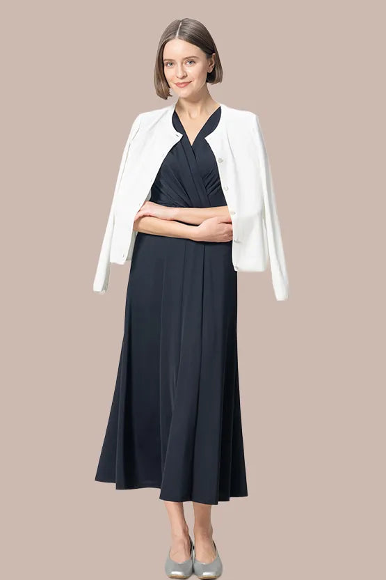 【クールニット】クルーネックカーディガン