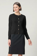 【クールニット】クルーネックカーディガン