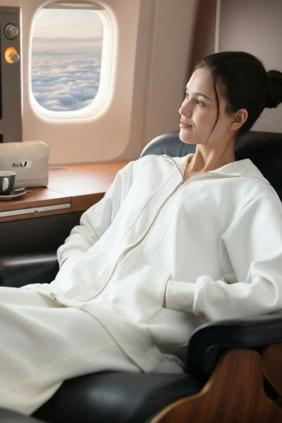 【宇宙素材】ホワイト フライトウェアセットアップ