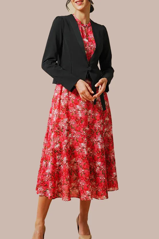 【宇宙素材】ボタン付きボレロジャケット