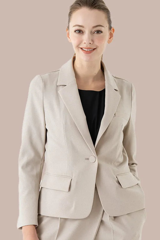 All-Season Material:  Smart Stretch Tailored Jacket