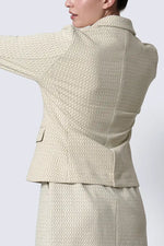 Lame Jacquard:Tailored Jacket