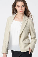 Lame Jacquard:Tailored Jacket