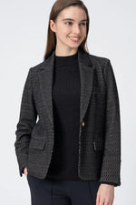Lame Jacquard:Tailored Jacket