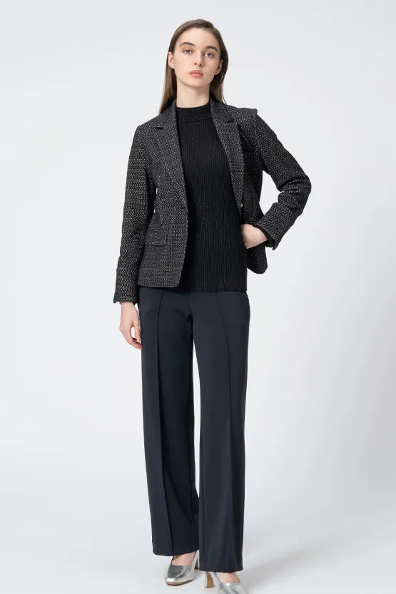Lame Jacquard:Tailored Jacket