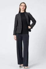 Lame Jacquard:Tailored Jacket