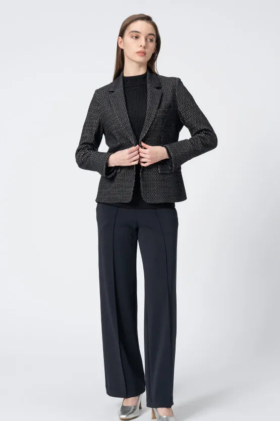 Lame Jacquard:Tailored Jacket