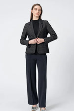 Lame Jacquard:Tailored Jacket