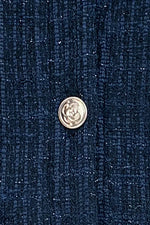 【ブークレーツイード】ネイビー セレモニースーツセットアップ