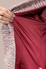 【ストレッチツイード】ショート丈ジャケット