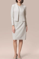 【スマートストレッチ】ボレロ丈ジャケット(裏地なし)