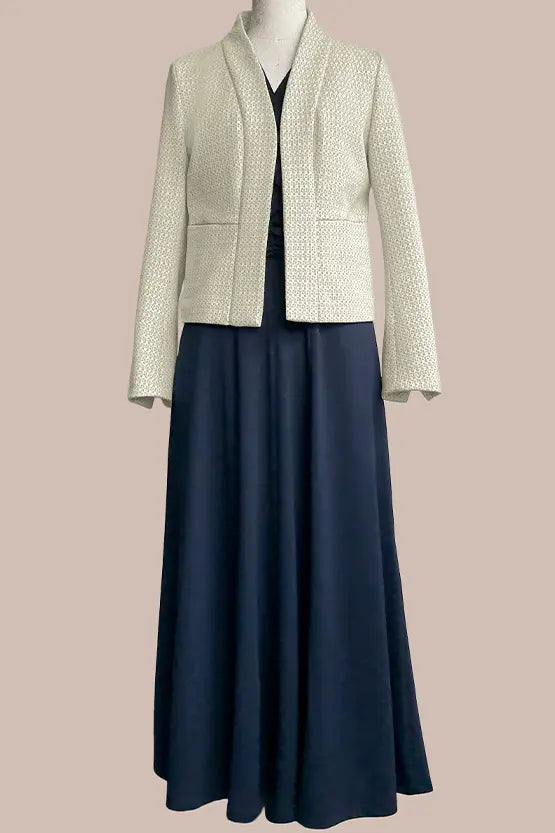 【ラメジャカード】ボレロ丈ジャケット