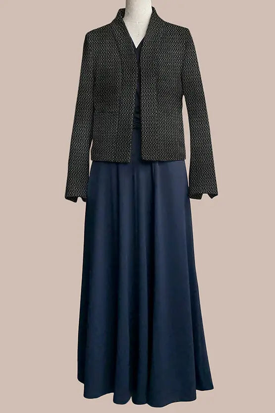 【ラメジャカード】ボレロ丈ジャケット