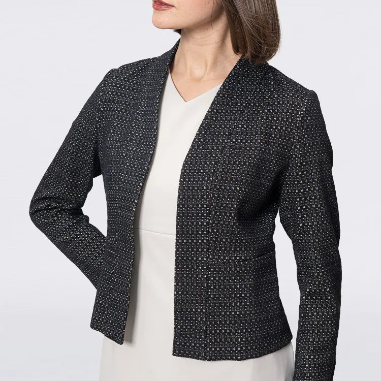 Wear it like a cardigan for an instant high-end look