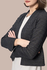 【ラメジャカード】ボレロ丈ジャケット