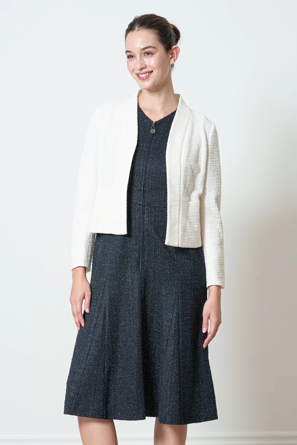 Lame Tweed: Bolero Length Jacket
