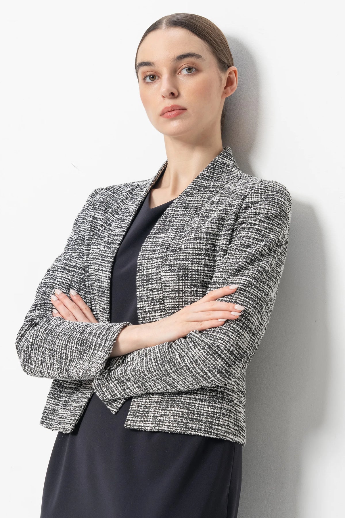 Lame Tweed: Bolero Length Jacket