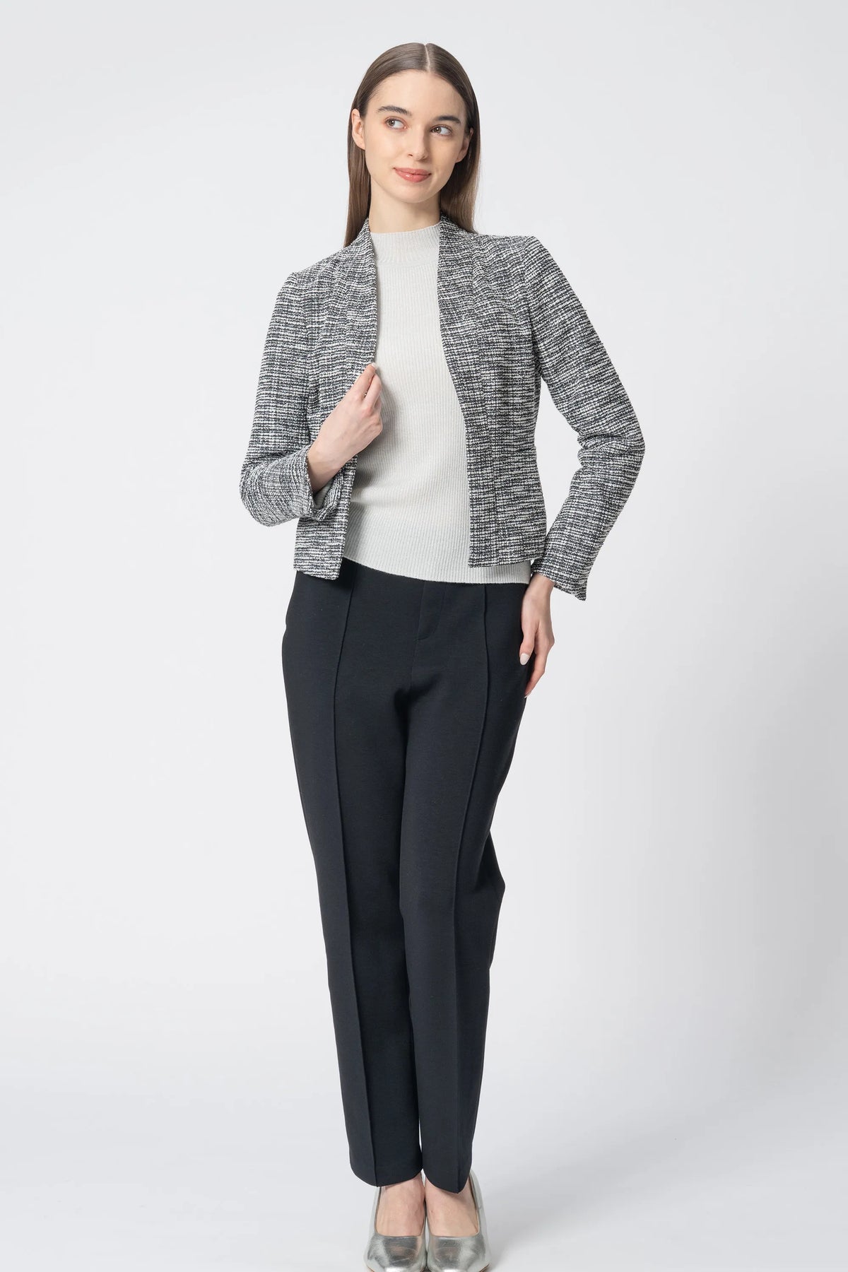Lame Tweed: Bolero Length Jacket
