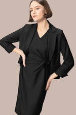 【アクティブクール】Vネックデイリーワンピース