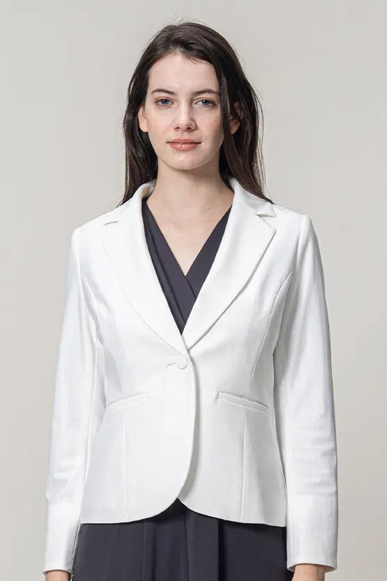 【ストレッチジャカード】テーラードジャケット