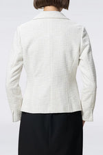 Stretch Lame Tweed:Tailored Jacket