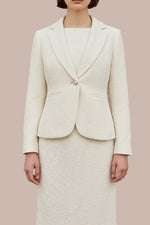 【ストレッチツイード】テーラードジャケット