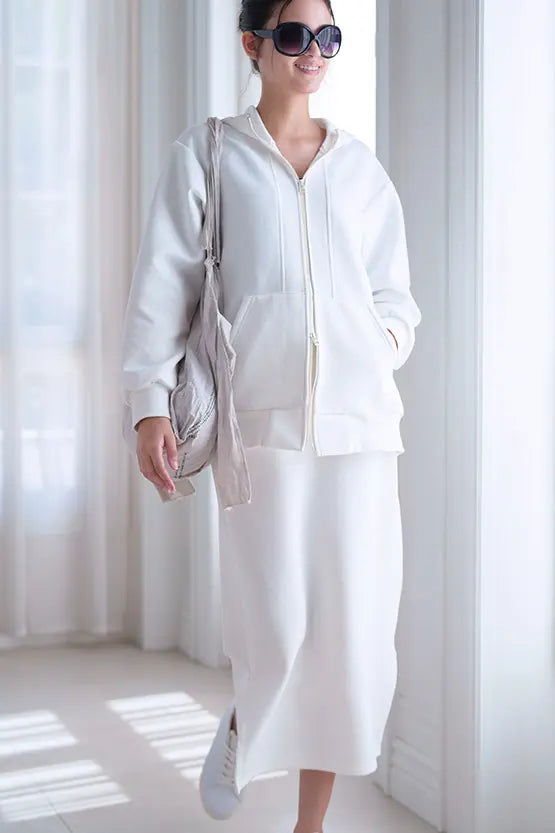 【宇宙素材】ホワイト フライトウェアセットアップ