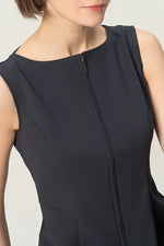 【アクティブクール】Aラインフロントジップロングワンピース