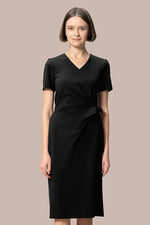 【アクティブクール】Vネックデイリーワンピース