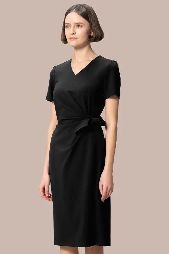 【アクティブクール】Vネックデイリーワンピース