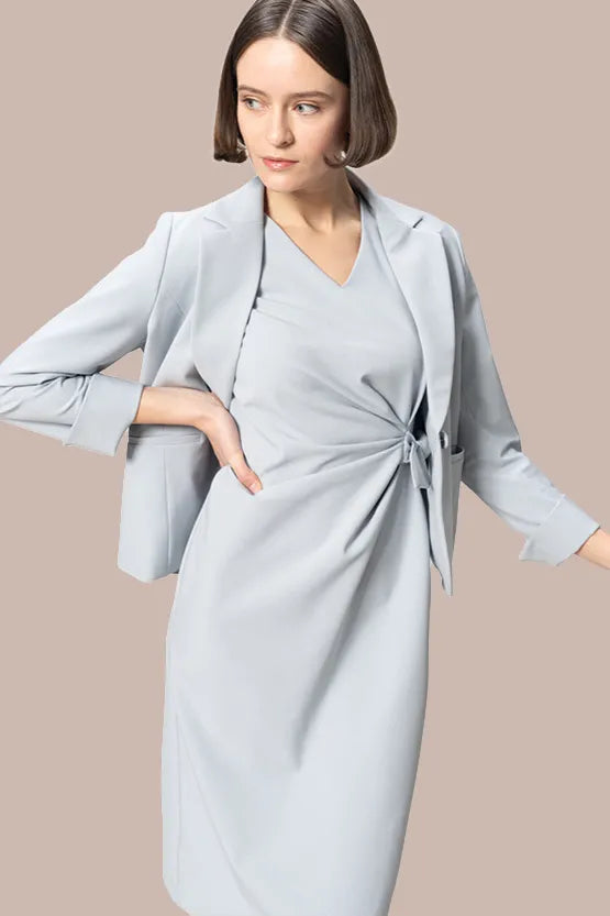 【アクティブクール】Vネックデイリーワンピース