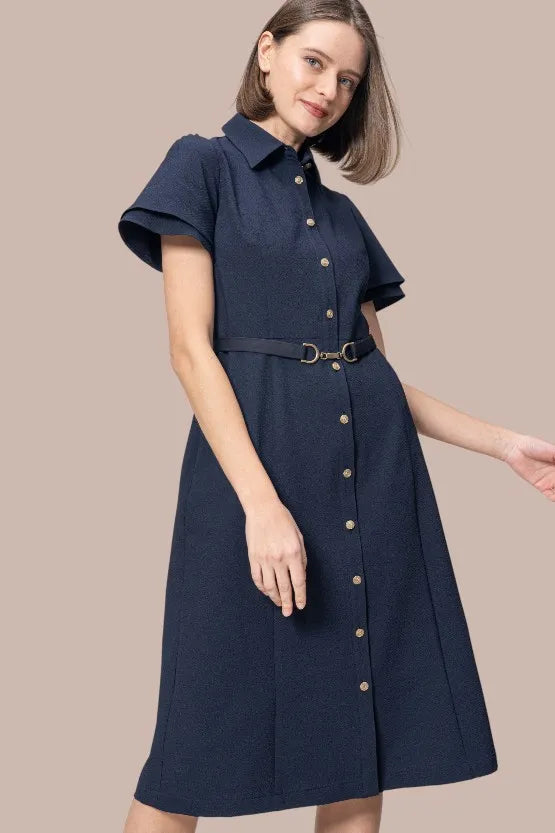 ストレッチサッカー】シャツワンピース– kay me