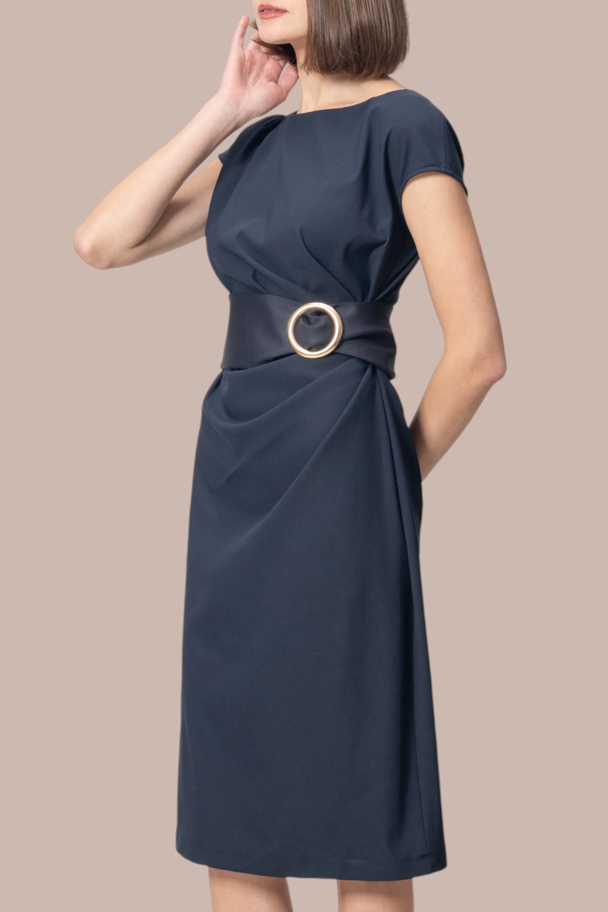 Cotton Blend Cool-to-the-touch: T-shirt with sash