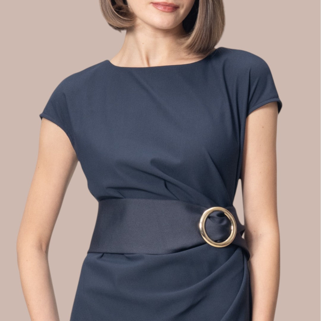 Minimalist yet meticulously engineered design that creates a perfectly flattering silhouette