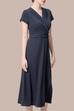 【強撚ストレッチ・接触冷感】ロングマリリンワンピース