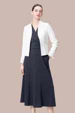 【強撚ストレッチ・接触冷感】ロングマリリンワンピース