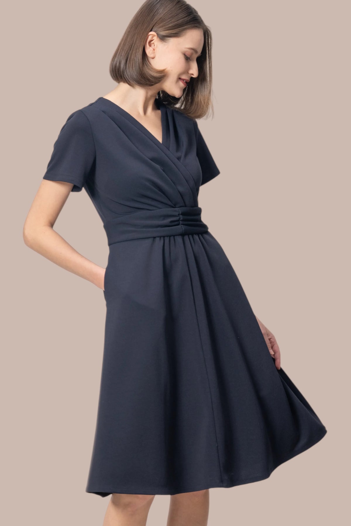 【強撚ストレッチ・接触冷感】マリリンワンピース