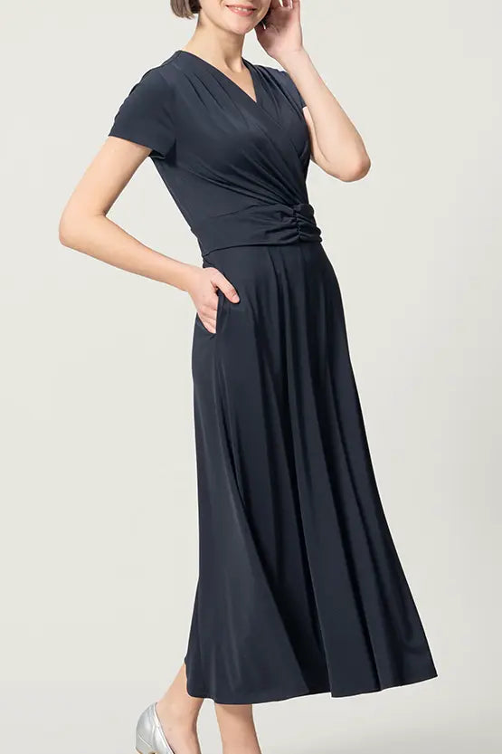 【アイスジャージー】ロングマリリンワンピース