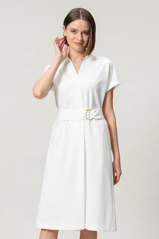 【クールテックジャージー】シャツワンピース