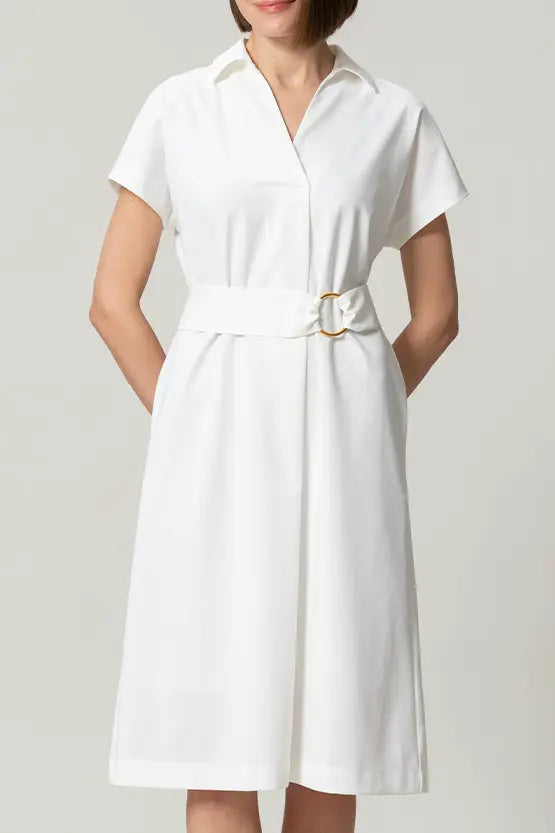 【クールテックジャージー】シャツワンピース