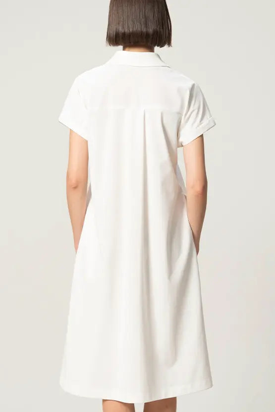 【クールテックジャージー】シャツワンピース