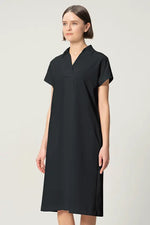 【クールテックジャージー】シャツワンピース