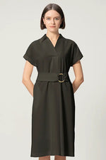 【クールテックジャージー】シャツワンピース