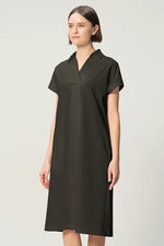 【クールテックジャージー】シャツワンピース