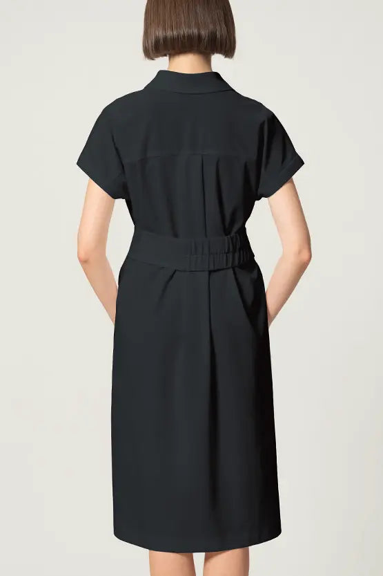 【クールテックジャージー】シャツワンピース