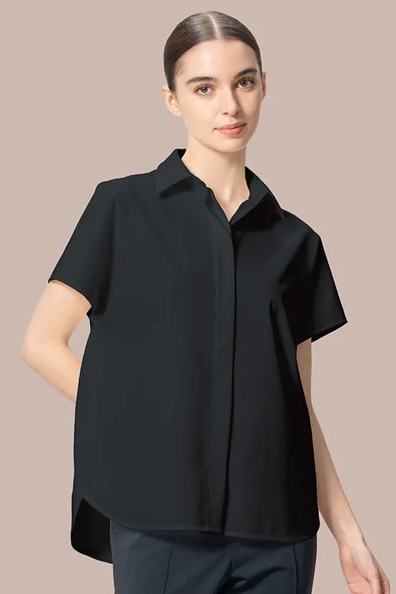 【クールテックジャージー】ドルマンシャツブラウス